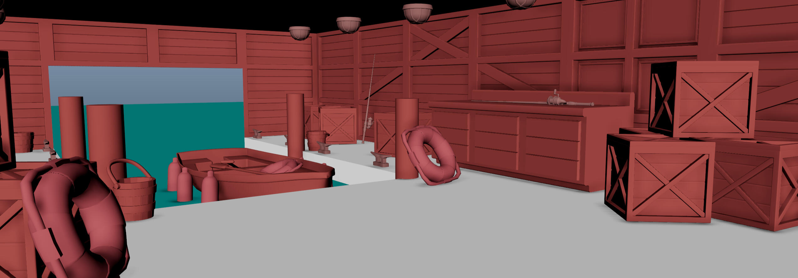 Boathouse Interior 1